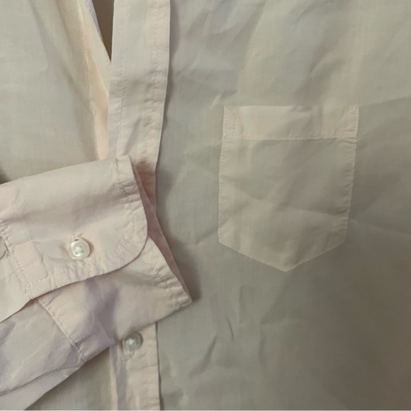 Frank & Eileen Eileen Shirt Baby Pink Button Down Long Sleeve Women's Sz S B10 - Picture 8 of 14